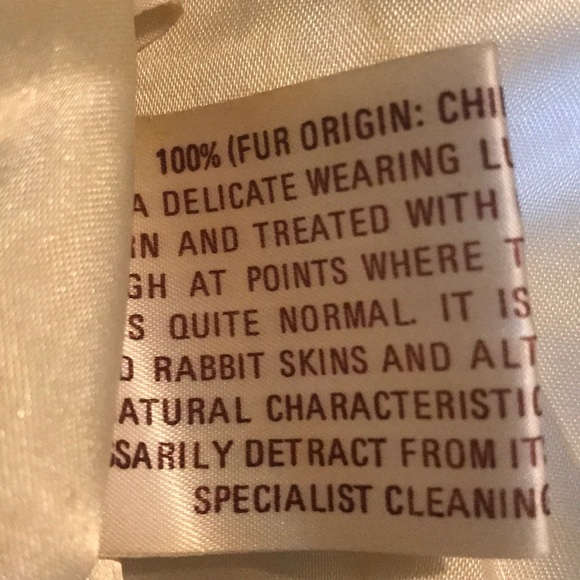 Vintage elan authentic rabbit fur coat medium - Picture 7 of 8